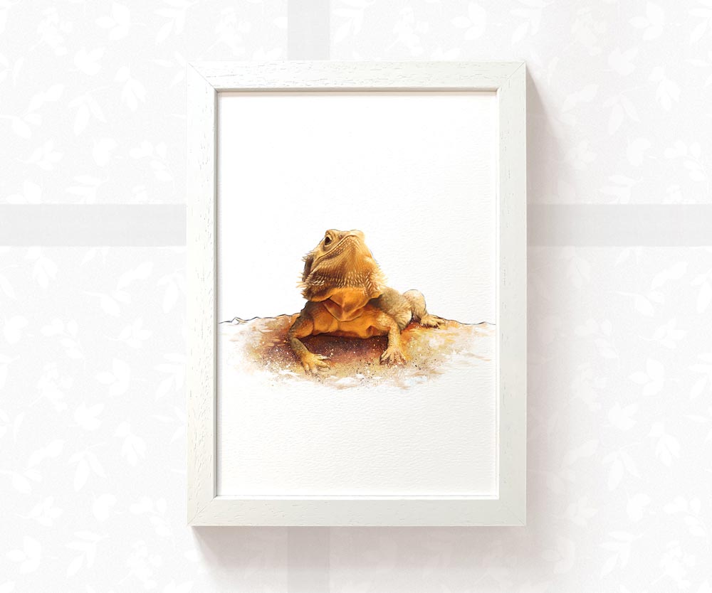 Bearded Dragon Print