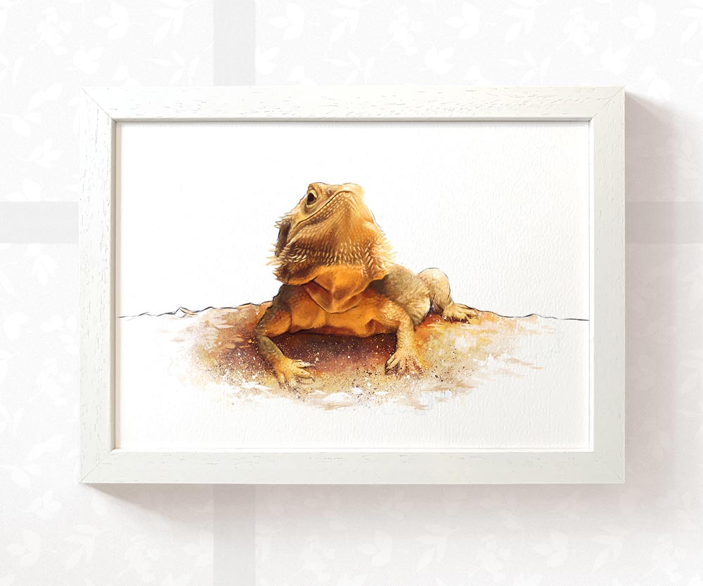 Bearded Dragon Print