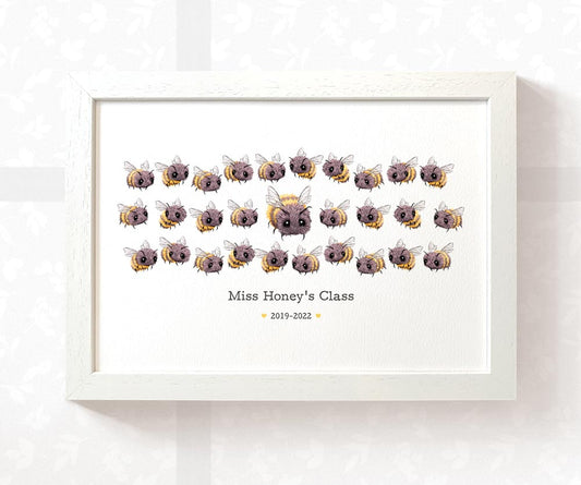 Personalised Gift For Teacher Appreciation Thank You Best Headteacher Presents Bumblebee Custom Prints Meaningful Farewell Ideas