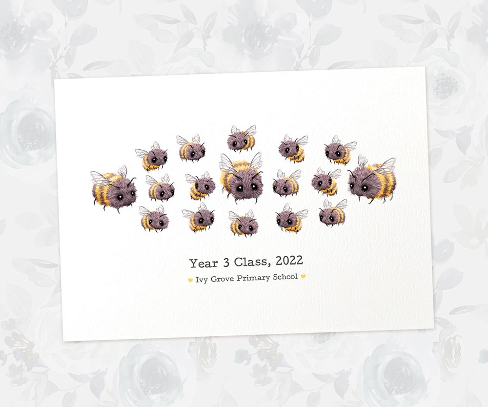 Thank You Teacher Gift Ideas End Of Year Appreciation Headteacher Present From Student Graduation Bumblebee Prints