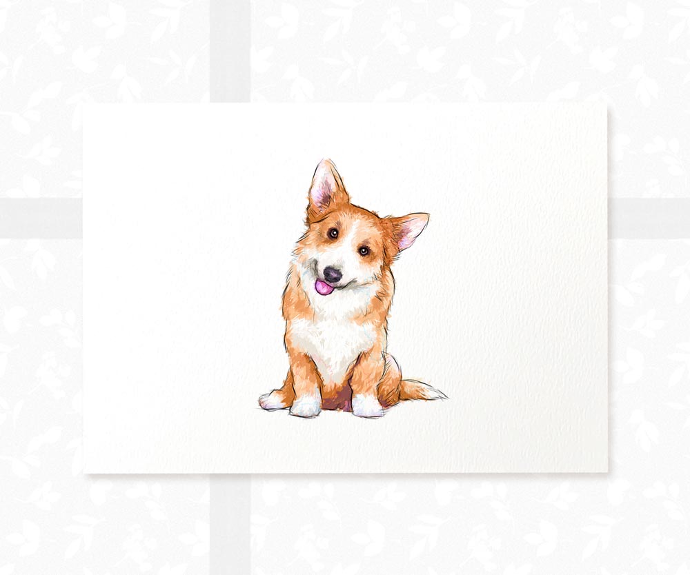 Dog Nursery Prints New Baby Shower Gift Boy Girl Corgi Lover Childrens Wall Art Playroom Decor