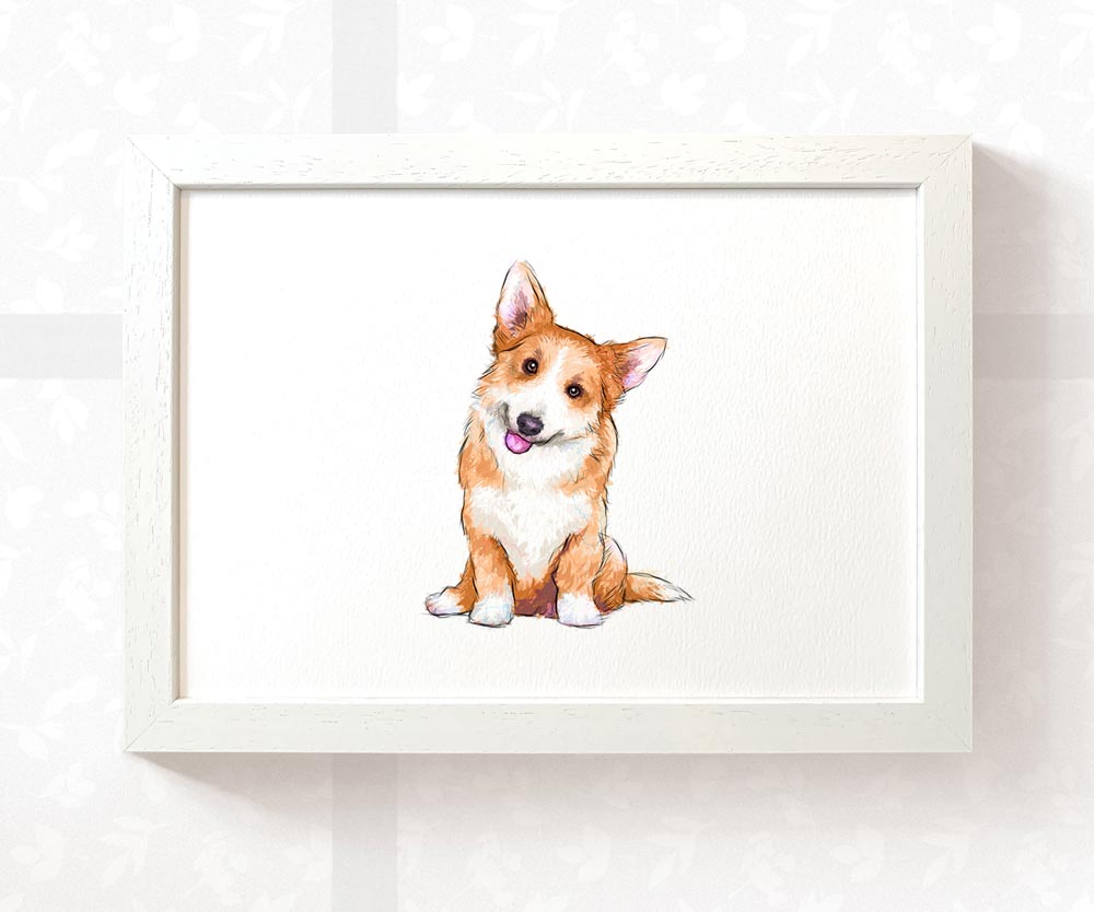 Corgi Print