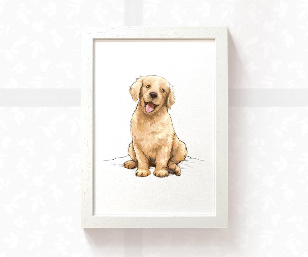 Golden Retriever Print
