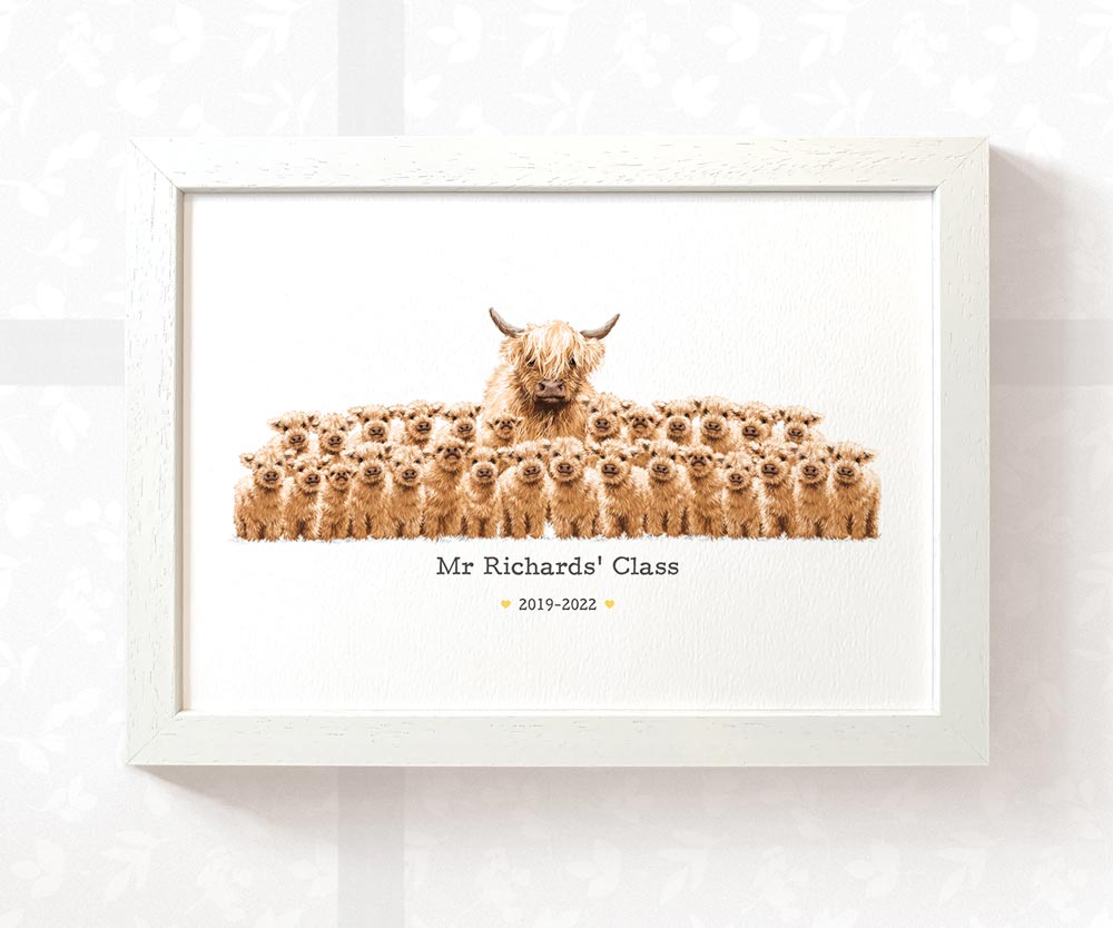 Personalised Gift For Teacher Appreciation Thank You Best Headteacher Presents Highland Custom Prints Meaningful Farewell Ideas