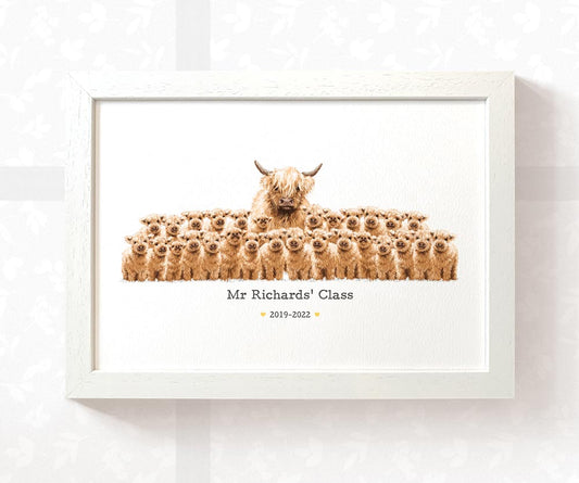 Personalised Gift For Teacher Appreciation Thank You Best Headteacher Presents Highland Custom Prints Meaningful Farewell Ideas