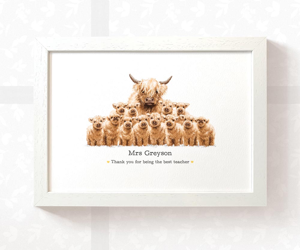 Best Small Gifts For Teachers Farewell End Of Term Leaving Presents Nursery Thank You Highland Prints