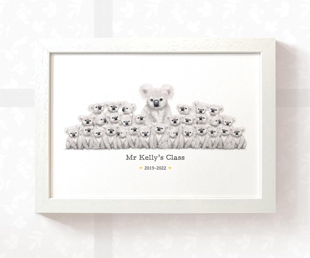 Personalised Gift For Teacher Appreciation Thank You Best Headteacher Presents Koala Custom Prints Meaningful Farewell Ideas