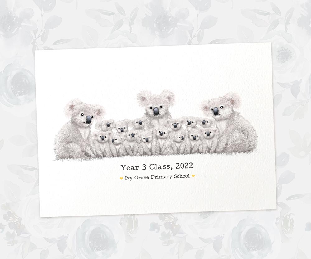 Thank You Teacher Gift Ideas End Of Year Appreciation Headteacher Present From Student Graduation Koala Prints