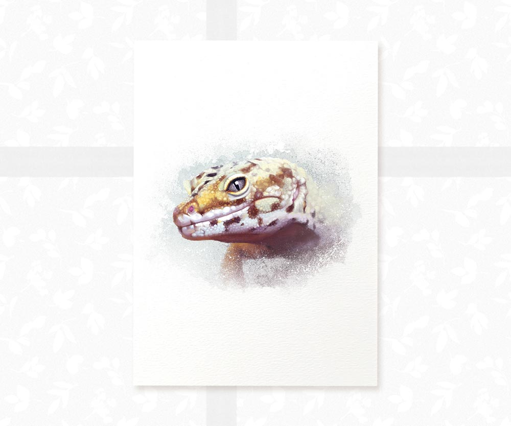Leopard Gecko Print
