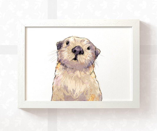Sea Otter Art Print