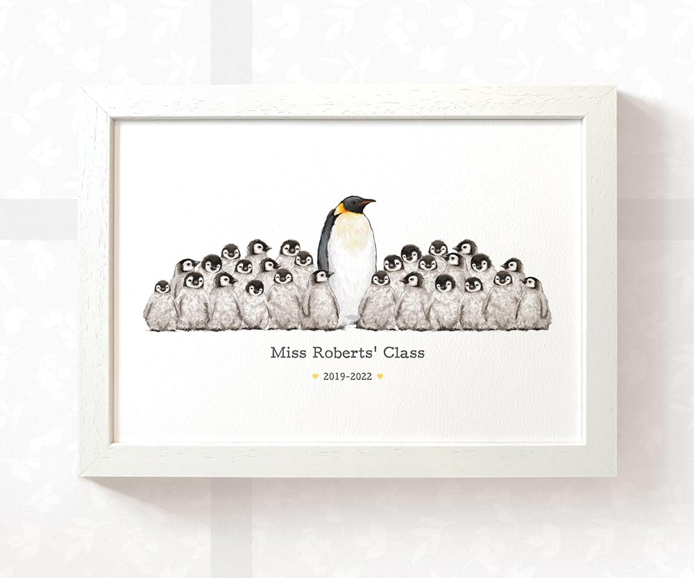 Personalised Gift For Teacher Appreciation Thank You Best Headteacher Presents Penguin Custom Prints Meaningful Farewell Ideas