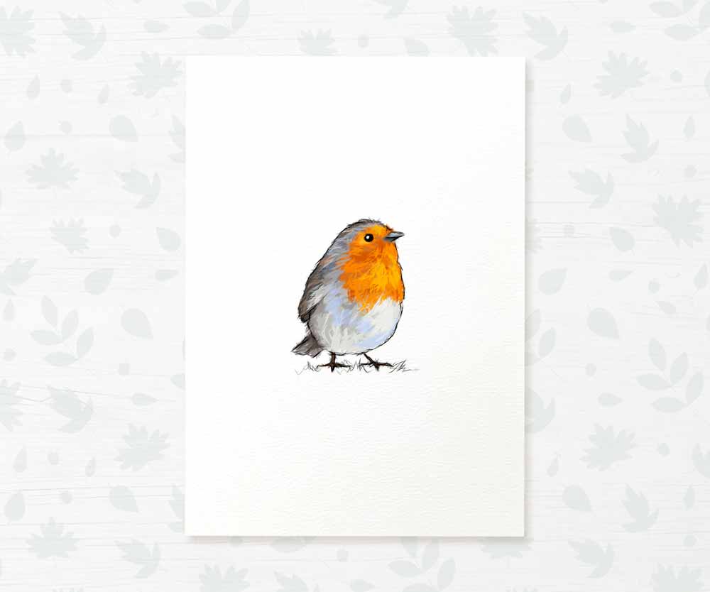 Woodland Nursery Prints New Baby Shower Gift Boy Girl Robin Animal Wall Art Set Playroom Decor