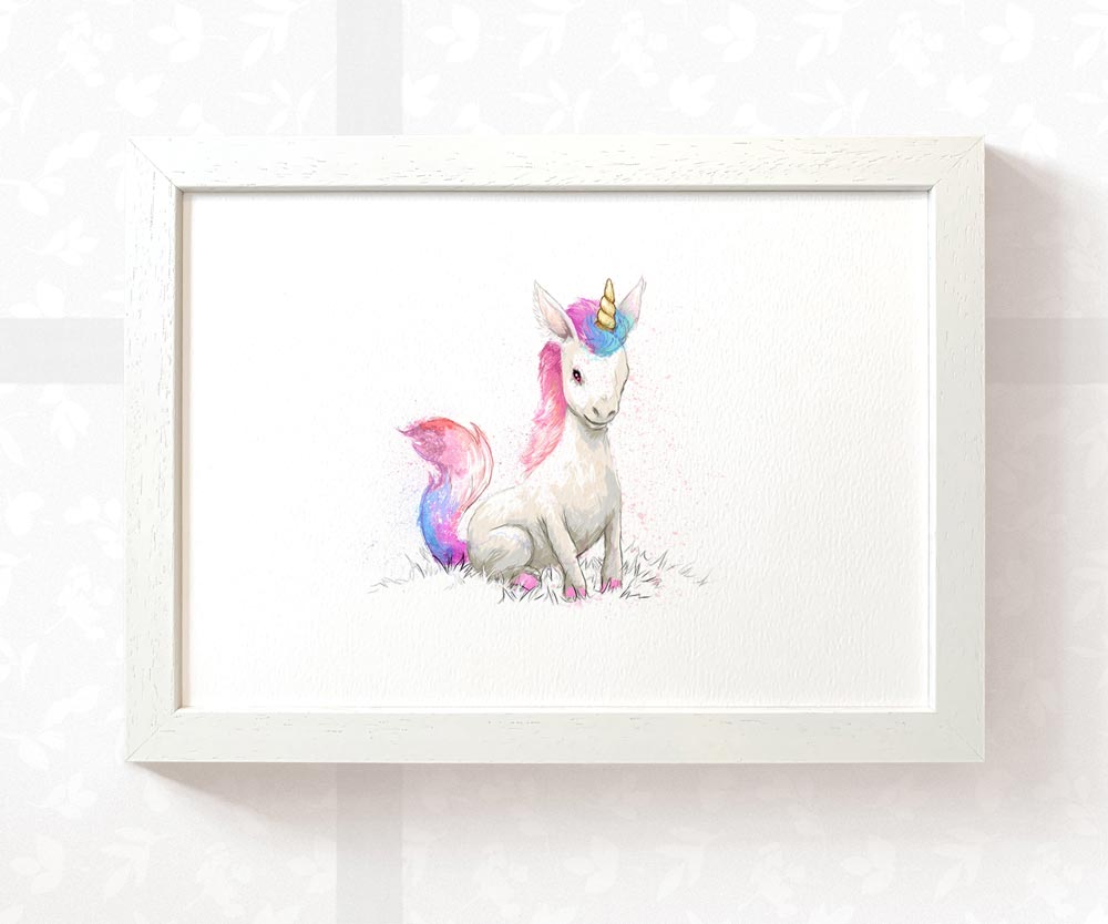 Unicorn Nursery Print
