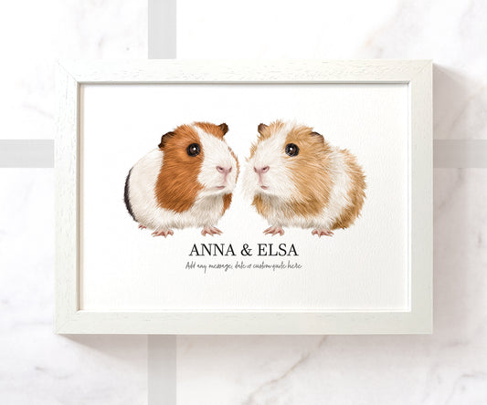 Top 5 Birthday Gift Ideas for Guinea Pig Lovers - Personalised Pet Prints