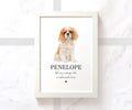 Cavalier King Charles Spaniel Personalised Print