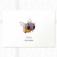 Bumble Bee Personalised Baby Name Print
