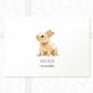 Rabbit Personalised Baby Name Print