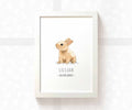 Rabbit Personalised Baby Name Print