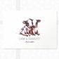 Cow Personalised Baby Name Print for Twins