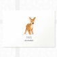 Deer Personalised Baby Name Print