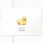 Duckling Personalised Baby Name Print