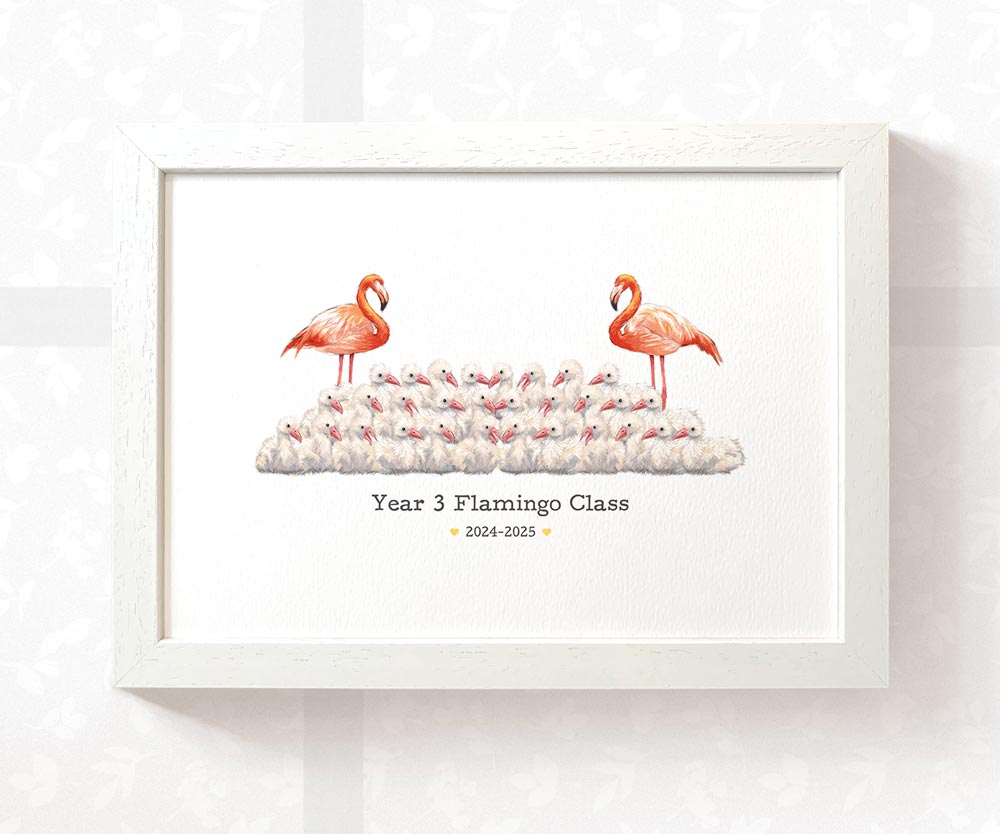 Thank You Teacher Gift Ideas End Of Year Appreciation Headteacher Present From Student Graduation Flamingo Prints
