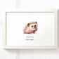 Hedgehog Personalised Baby Name Print