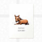 Horse Personalised Baby Name Print