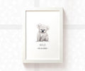Koala Personalised Baby Name Print