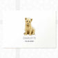 Lion Personalised Baby Name Print
