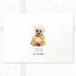 Monkey Personalised Baby Name Print