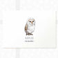 Owl Personalised Baby Name Print
