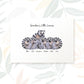 A4 ring-tailed lemur family print personalised with names for the perfect mothers day gift