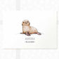 Seal Personalised Baby Name Print
