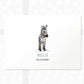 Zebra Personalised Baby Name Print