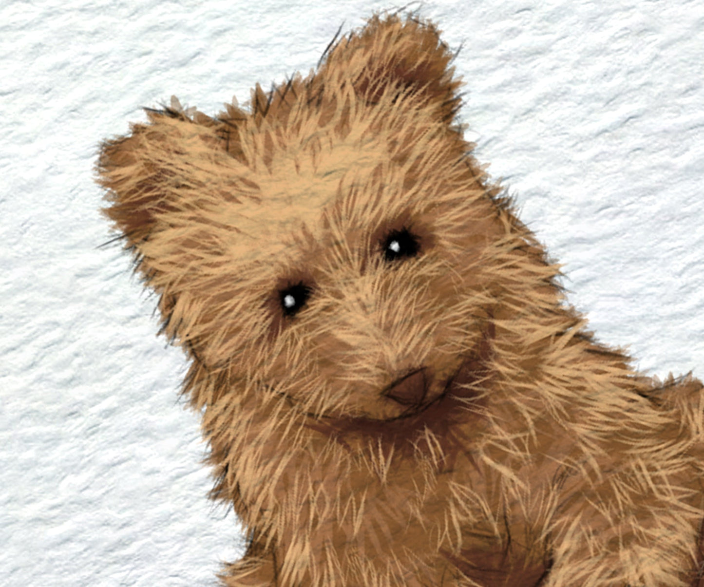 Bear Personalised Baby Name Print