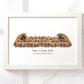 Custom pangolin teacher print with class names