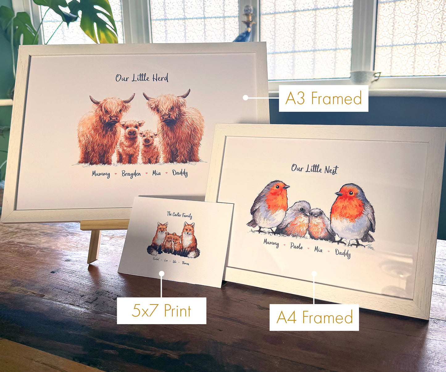 Personalised Pet Portrait from Photo – Classic Style