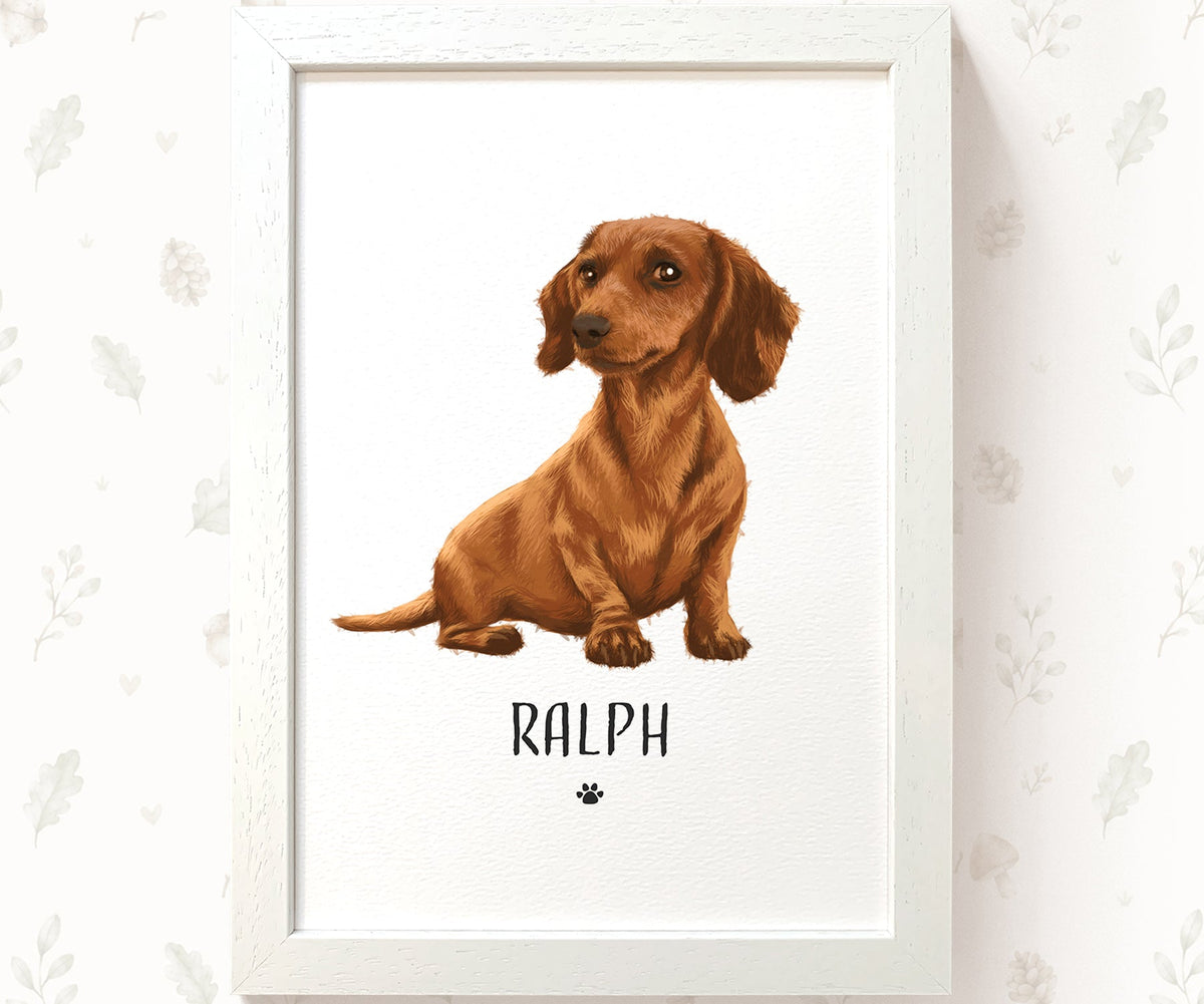 Personalised Pet Portrait from Photo – Classic Style