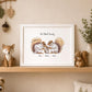 Personalised Squirrel Family Portrait