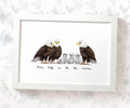 Personalised American Bald Eagle Family Portrait