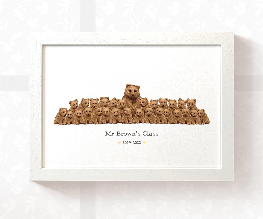 Personalised Amazing Teacher Gifts Homemade Ideas Nursery Thank You Presents Headteacher Retirement Bear Custom Animal Prints