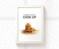 Bearded Dragon Print "Keep your chin up"