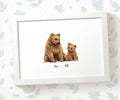Personalised Bear Family Portrait