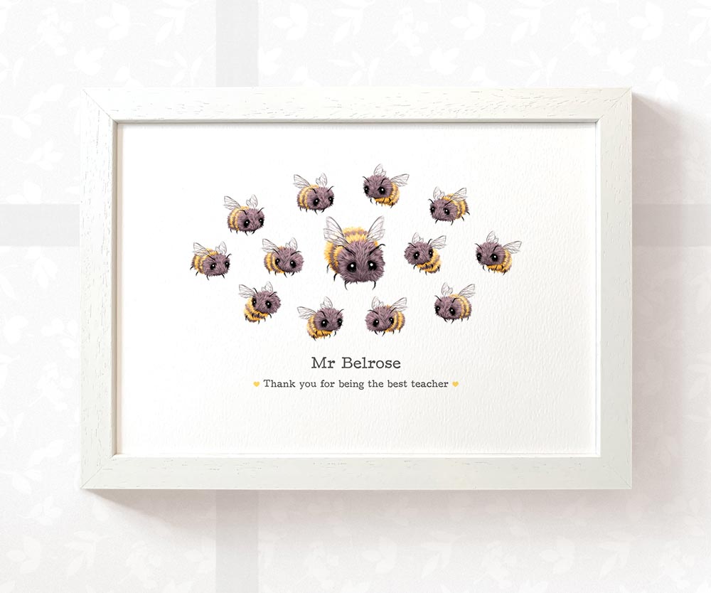 Best Small Gifts For Teachers Farewell End Of Term Leaving Presents Nursery Thank You Bumblebee Prints