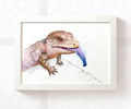 Blue Tongued Skink Print