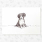 Border Collie Puppy Nursery Print