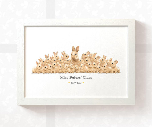 Personalised Gift For Teacher Appreciation Thank You Best Headteacher Presents Rabbit Custom Prints Meaningful Farewell Ideas