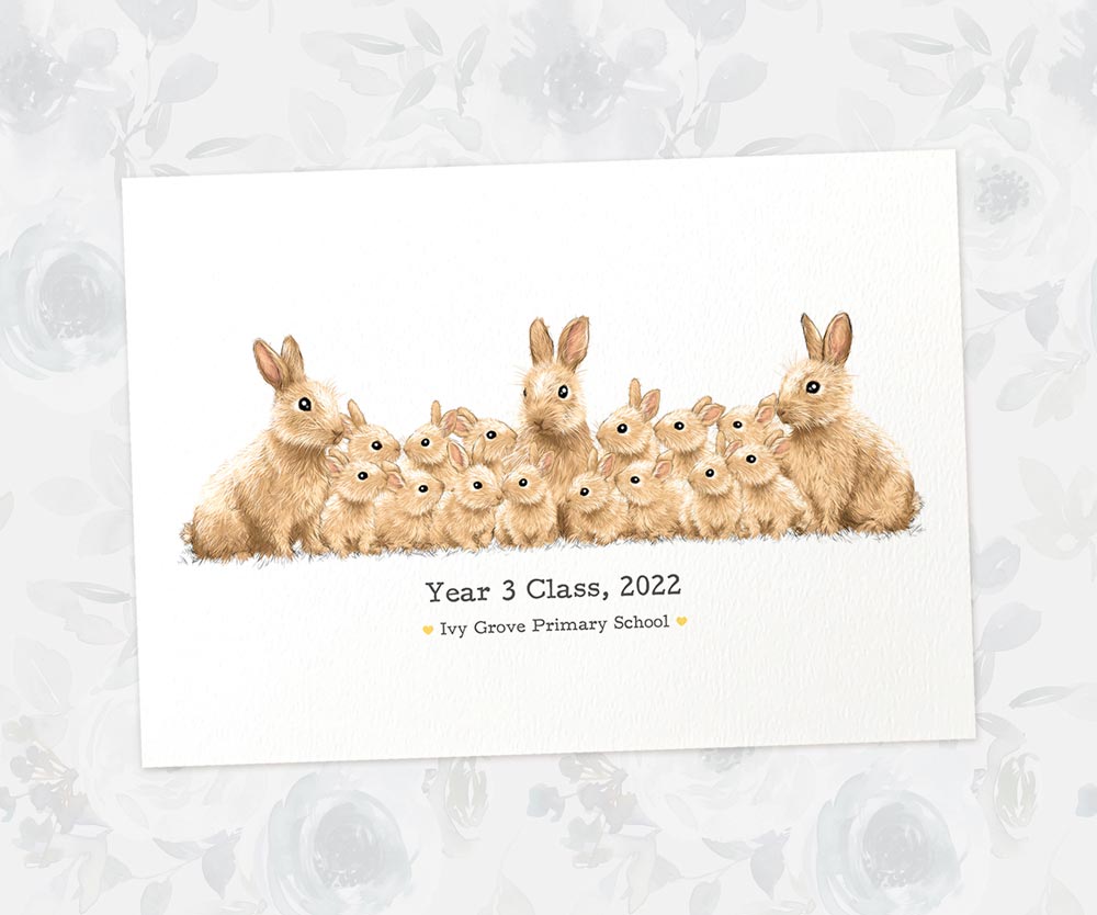 Thank You Teacher Gift Ideas End Of Year Appreciation Headteacher Present From Student Graduation Rabbit Prints