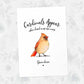 Bird Memorial Name Personalised Remembrance Memoriam Ideas Prints Cardinals Appear Wall Art Custom Sympathy Delivery UK